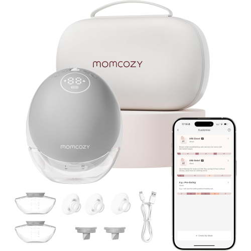 Momcozy Breast Pump Hands Free Mobile Flow | M9, App Discreet Control with Personalized Multi-Modes & 15 Levels, Wearable Breast Pump 24mm - Walmart.ca