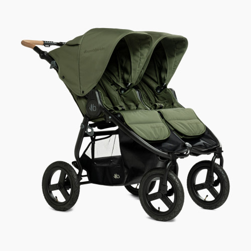 Bumbleride Indie Twin Double Jogging Stroller - Olive Green