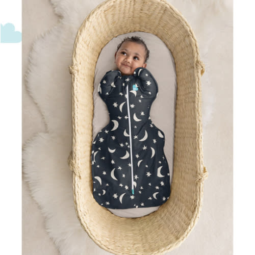 Swaddle Up™ 1.0 TOG Cotton Charcoal Big Sky