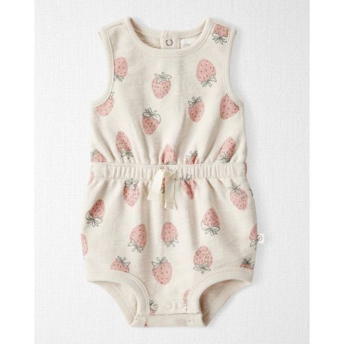 Little Planet By Carter's Organic Baby Girls' Knit Bubble Romper - 6m