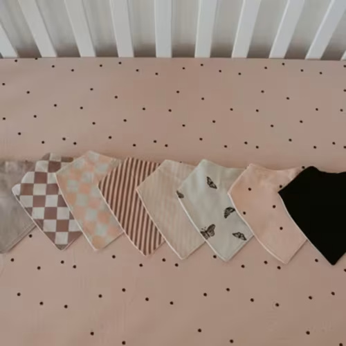 Parker Baby Co. 8 Pack Bandana Drool Bibs - Butterfly Set