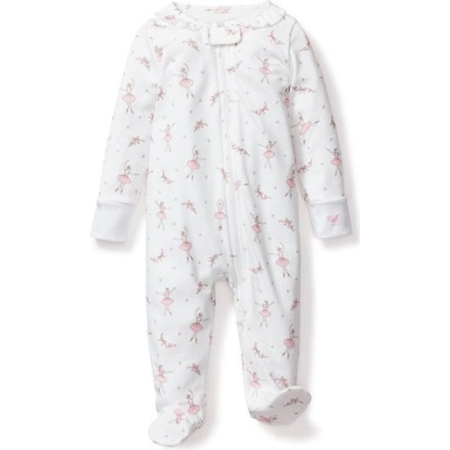 Sugar Plum Fairy Fitted One-Piece Pima Cotton Pajamas, 6-9M