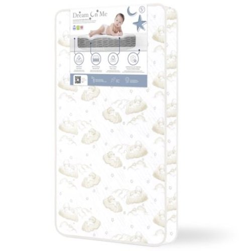 Dream on Me Twilight 80 Coil Crib & Toddler Innerspring Mattress