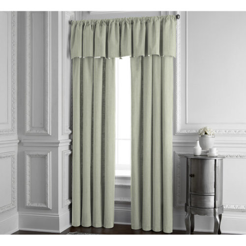 The Tailor's Bed 100% Cotton Ticking Stripe Room Darkening Rod Pocket Single Curtain Panel & Reviews | Wayfair