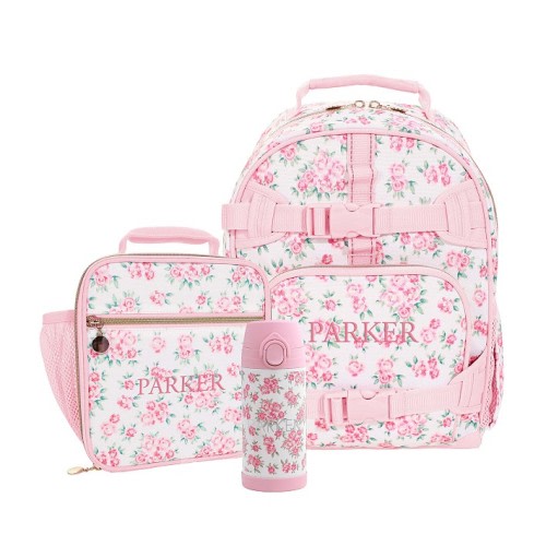 Mackenzie LoveShackFancy Antoinette Floral Backpack & Lunch Bundle, Set of 3