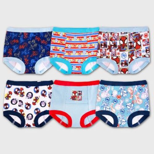 Toddler 6pk Spider-Man Potty Training Underwear