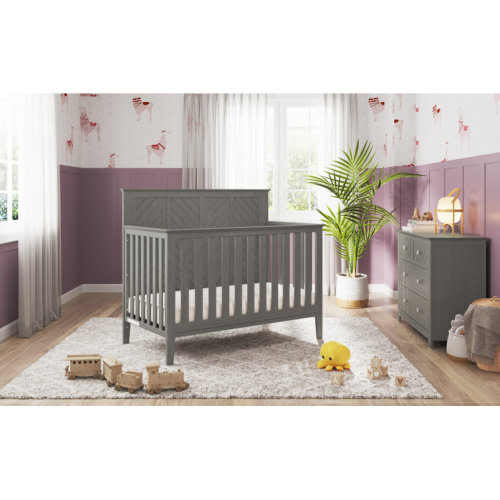 Child Craft Atwood Convertible Crib, Dresser and Dressing Kit 3-Piece Nursery Set