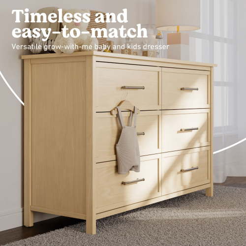 Graco Classic 6 Drawer Dresser - Driftwood
