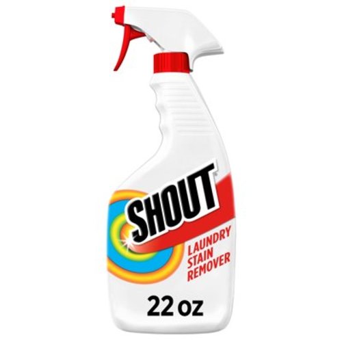 Shout Prewash Spray - Active Enzyme Laundry Stain Remover, Triple-Acting, 22oz
