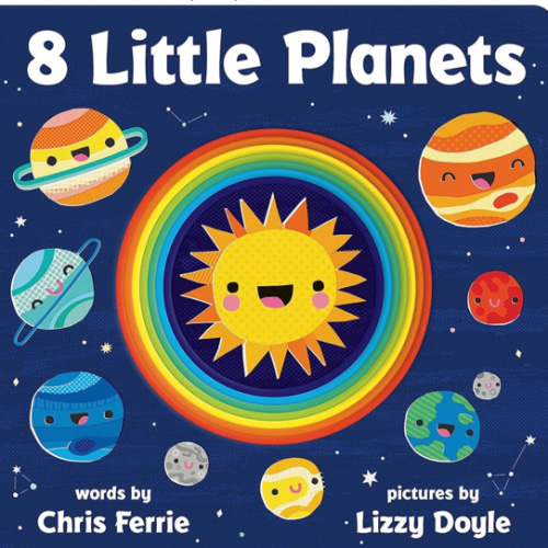 8 Little Planets: A Solar System Book for Kids with Unique Planet Cutouts