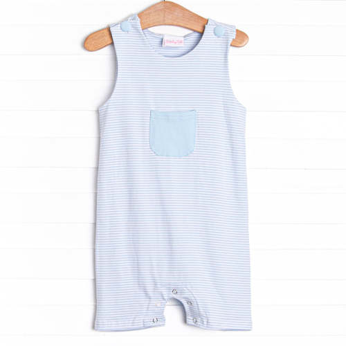 Noah Pocket Jon Jon, Light Blue Stripe
–
Stitchy Fish