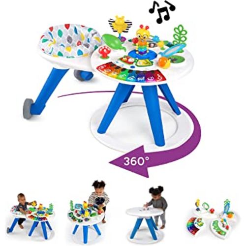 Baby Einstein Around We Grow 4-in-1 Walker, Discovery Activity Center and Table, Age 6 Months and up