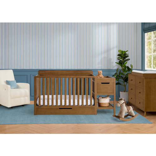 Maya 5-in-1 Convertible Crib and Changer with Storage | Delta Children