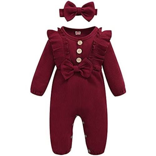 Mioglrie Newborn Baby Girl Clothes One Piece Jumpsuits Clothes Short Sleeve Rompers Summer Clothes for Baby