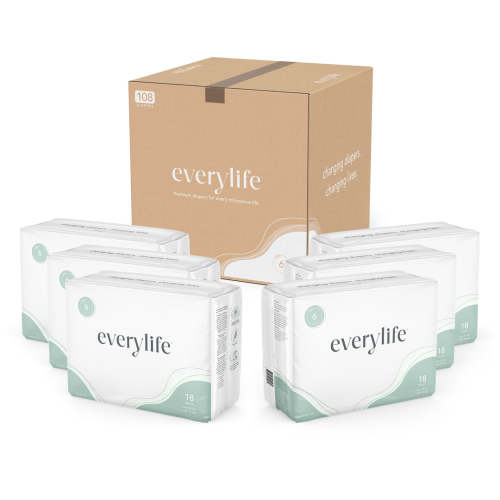 EveryLife Diapers - Size 6 (qty 108)