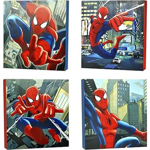 Marvel Spider-Man Canvas Wall Art (4-Piece)