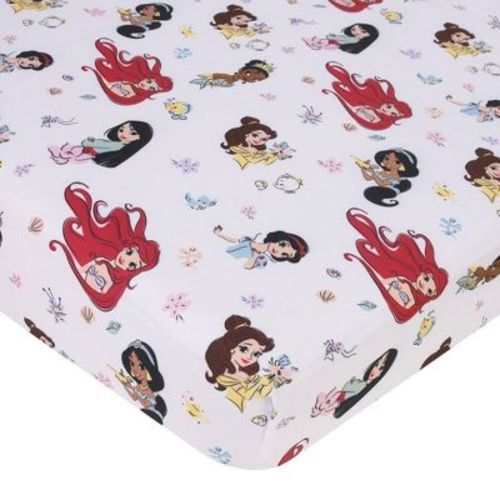 Disney Princess Fitted Crib Sheet