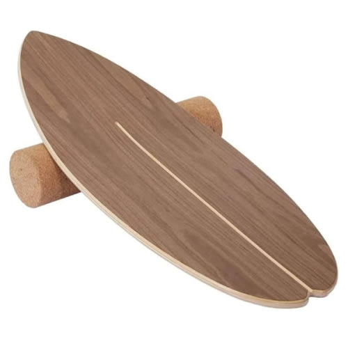 Balance Board Indoor Surfboard Surf Style Home Fitness with Wheel for Exercise, Athletic Training and Board Sports - Fun Workout Equipment For Balance, Stability and Improving Core Strength