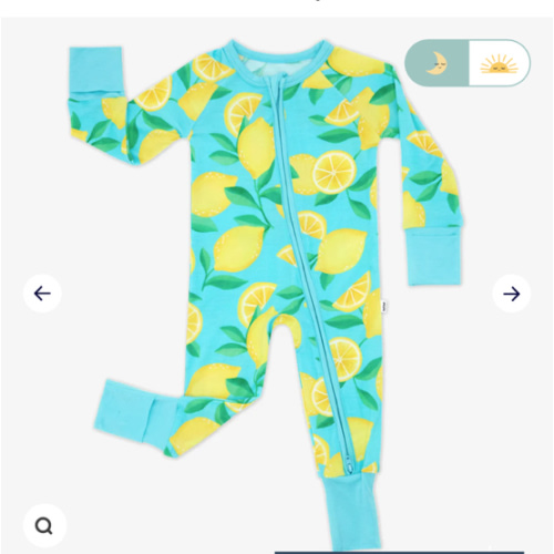 Little Sleepies Blue Sunny Citrus Zippy