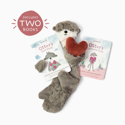 Plush Snuggler & Book Bundle - Otter's Building Connections
