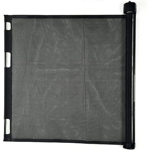 Retract-A-Gate 52" Black: The Original and only Made in USA Retractable Baby, Dog, & Cat Gate