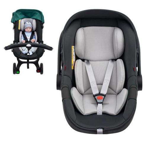 Infant Insert for Doona, Thickened Baby Car Seat Head & Body Support for Side Impact Protection, Universal Carseat Head Support for Infant, Breathable Baby Car Seat Cushion with Filled Natural Sponge