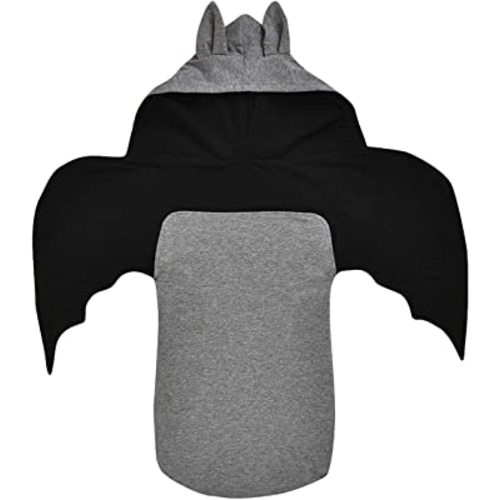 Camidy Newborn Baby Cute Bat Shaped Hooded Receiving Blanket Cotton Swaddle Sleeping Bag Shower Gift for Baby Boy Girl