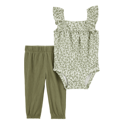 Baby 2-Piece Floral Bodysuit Pant Set - Carter's | Carter's