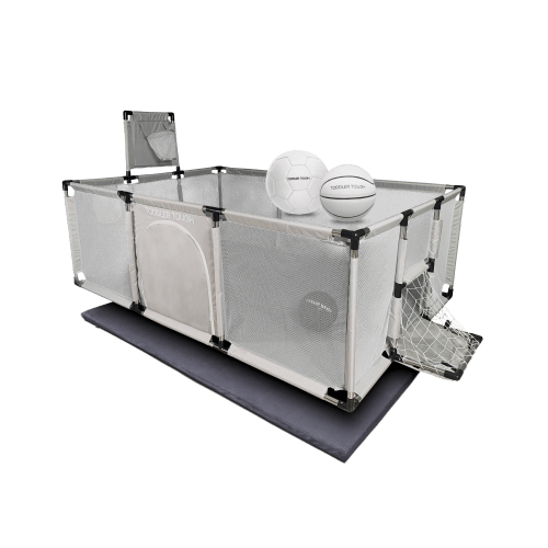 The Ultimate Sports Playpen Bundle (Grey with white balls)