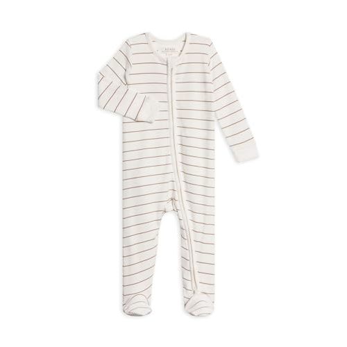 Colored Organics Baby Zip-Up Footed Sleeper with 2-Way Zipper - Newborn Organic Cotton Pajamas