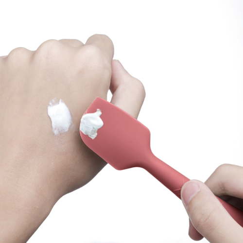 Baby Cream Spatula, Silicone Nappy Rash Cream Applicator with Suction Cup, Baby Diaper Rash Cream Applicator, Diaper Cream Brush, Soft Baby Bottom Diaper Spatula for Babies