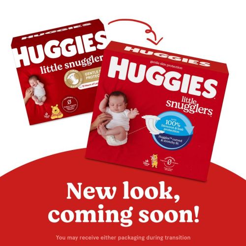 Huggies Little Snugglers Diapers Giant Pack - Size Newborn (128ct)