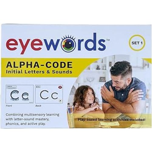 Multisensory Alpha-Code Teaching Cards - Alphabetic Phonics Initial Letters & Sound Mapping - Set 1