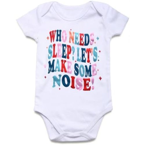 Baby Boys Girls Clothes Newborn Infant Romper Bodysuits Funny Outfit 0-12 Months