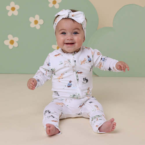 Dog Park Organic Snugglesuit Convertible Romper