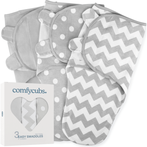 Easy Swaddle Blankets - Pack of 3, Large