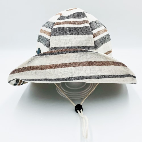 Summer Hat Linen (Color Stripe)