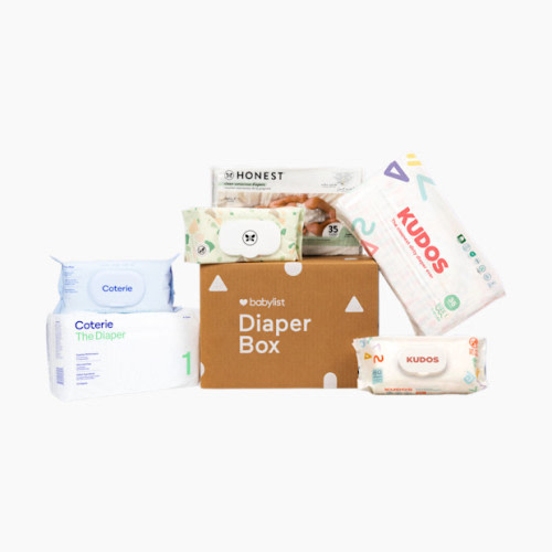 Babylist Diaper Box - 104 Diapers & 176 Wipes