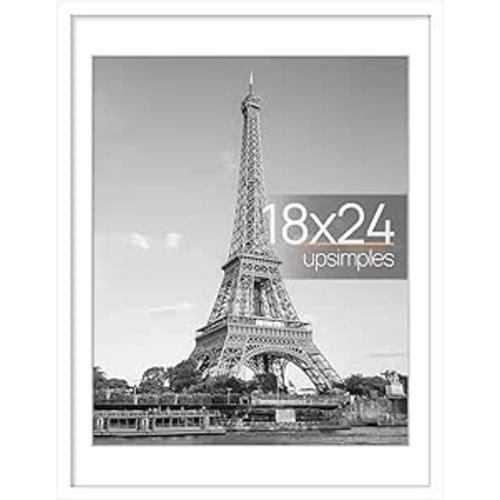 Amazon.com - upsimples 18x24 Picture Frame, White, 1 Pack