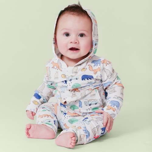 rv there yet modal magnetic hooded fuss free coverall 6-9M