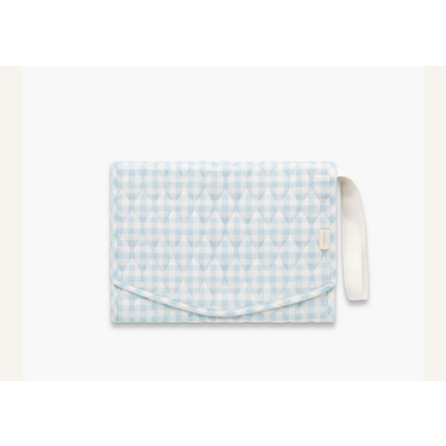 Portable Changing Pad - Blue Gingham | Gooselings
