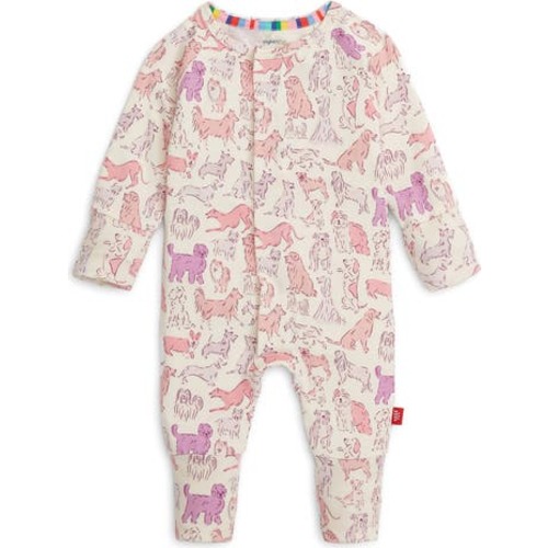 Pink It's a Paw-Ty Convertible Footie, 0-3M