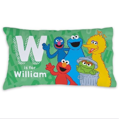 Sesame Street Initial and Name Pillow