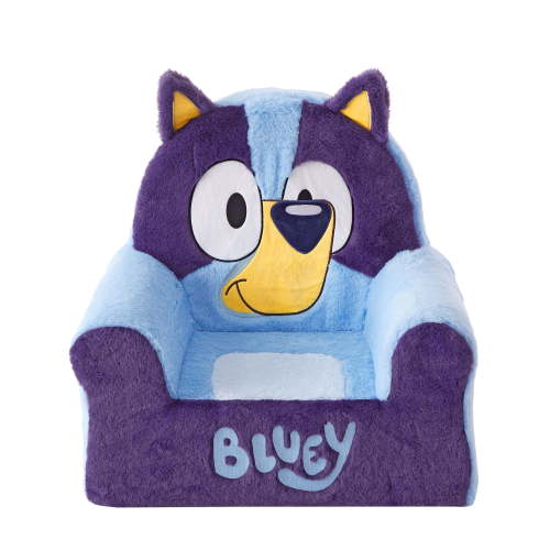 BBC Bluey's Vacuum Sealed Figural Foam Chair for Toddlers