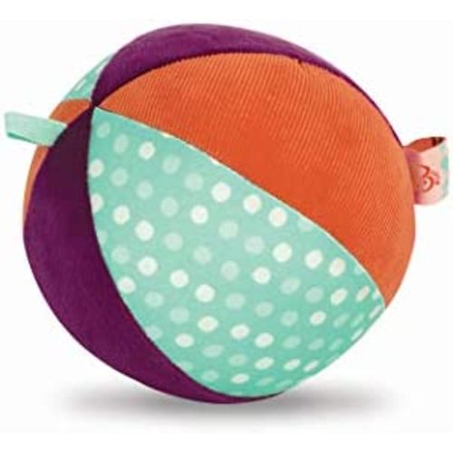 B. toys by Battat B. Toys – Make It Chime – Large Fabric Ball with Chiming Bell – Sensory Toy with Colors