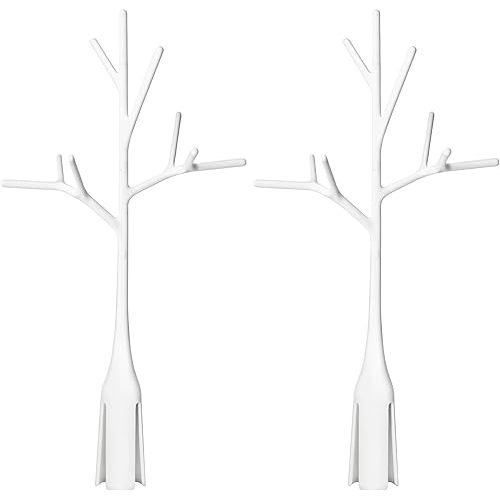 Boon Twig Grass and Lawn Drying Rack Accessory, White (Pack of 2)