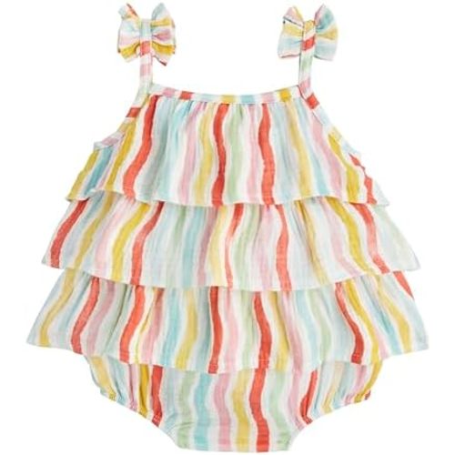 Mud Pie Baby Girls Children's Rainbow Tier Bubble