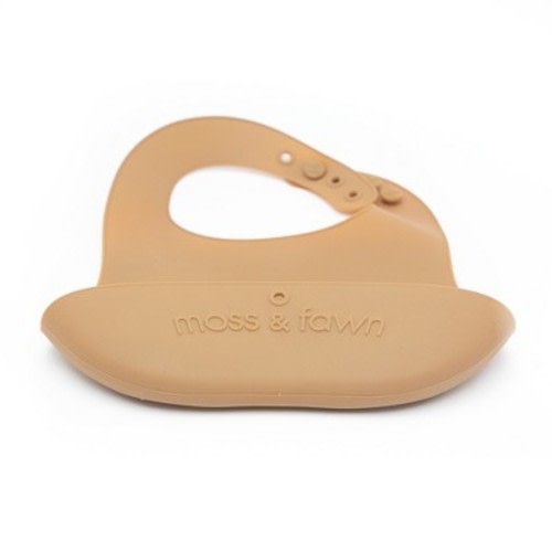 Moss and Fawn Gather & Roll Bib, Color: Foliage