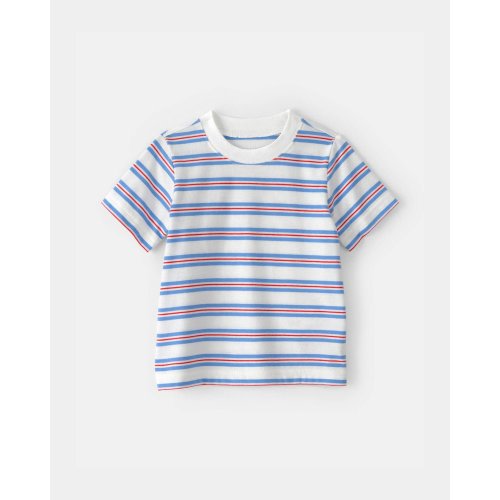 Baby Striped T-Shirt - Red/White/Blue | Carter's