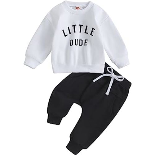 Tsnbre Baby Boy Clothes Outfits Fall Long Sleeve Color Block Sweatshirt Tops Casual Pants Newborn 2Pcs Set
